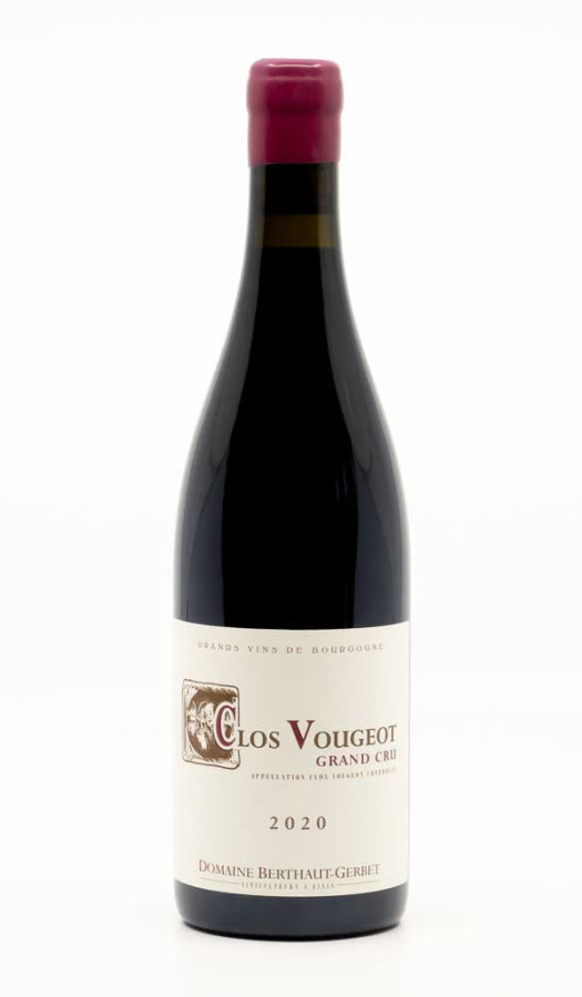 BERTHAUT GERBET - Clos Vougeot Grand Cru 2020 rouge, vin grand cru de clos vougeot