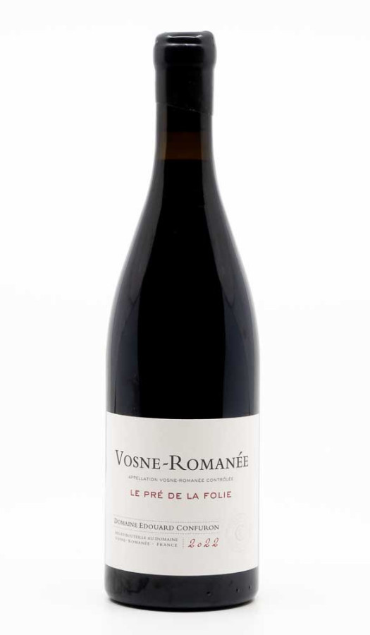 CONFURON EDOUARD - Vosne Romanée Le Pré de la Folie 2022 rouge, vin village de vosne romanée CONFURON EDOUARD - Vosne Romanée Le Pré de la Folie 2022 rouge, vin village de vosne romanée