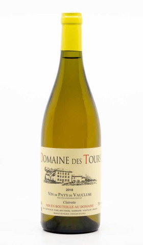 DOMAINE DES TOURS - Vin de Pays de Vaucluse Clairette 2018