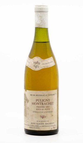 BACHELET JEAN CLAUDE - Puligny Montrachet 1er Cru Sous le Puit 1989