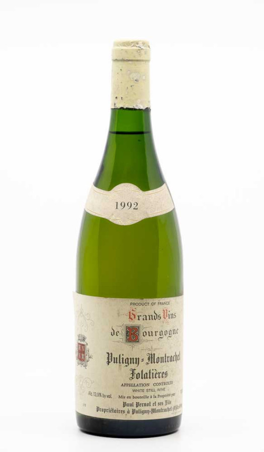 PERNOT PAUL - Puligny Montrachet 1er Cru Les Folatières 1992