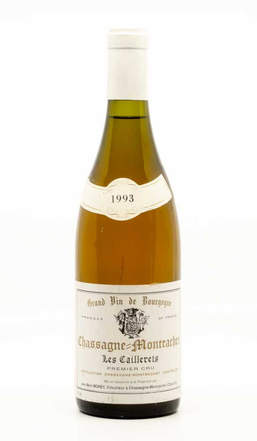 MOREY JEAN MARC - Chassagne Montrachet 1er Cru Caillerets 1993 blanc, vin 1er cru de chassagne montrachet 1er cru