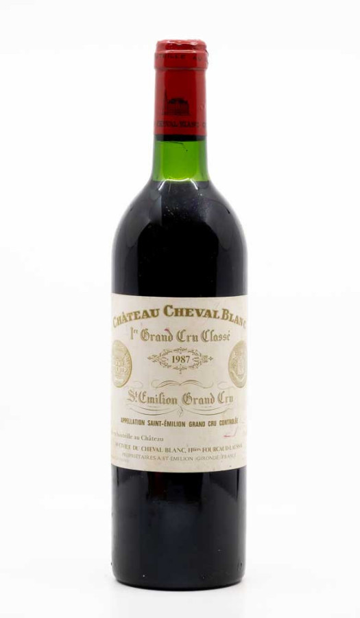 CHÂTEAU CHEVAL BLANC - Saint Emilion 1987 CHÂTEAU CHEVAL BLANC - Saint Emilion 1987