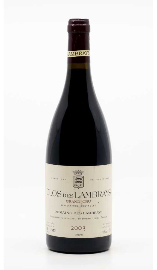 DOMAINE DES LAMBRAYS - Clos des Lambrays Grand Cru 2003