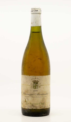 SAVOUR CLUB - Chassagne Montrachet Blanc 1996 , vin village de chassagne montrachet