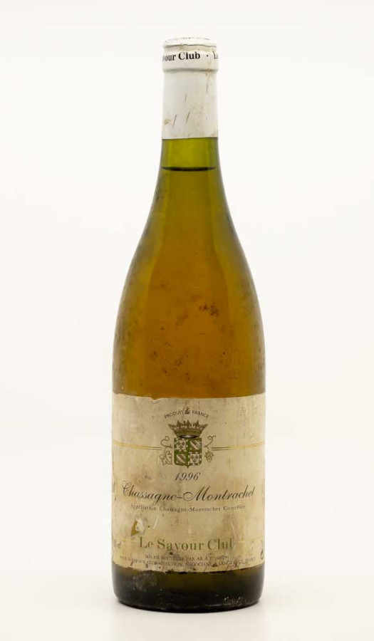 SAVOUR CLUB - Chassagne Montrachet Blanc 1996 , vin village de chassagne montrachet SAVOUR CLUB - Chassagne Montrachet Blanc 1996 , vin village de chassagne montrachet