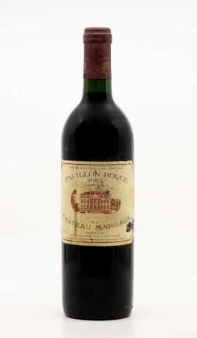 CHÂTEAU MARGAUX - Pavillon Rouge 1987 rouge, vin  de margaux