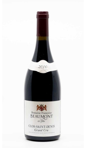 DOMAINE DES BEAUMONTS - Clos Saint Denis Grand Cru 2010