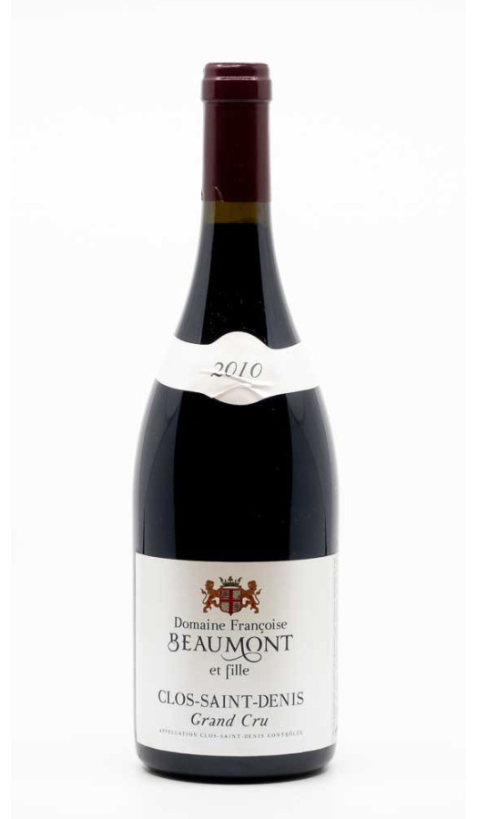 DOMAINE DES BEAUMONTS - Clos Saint Denis Grand Cru 2010