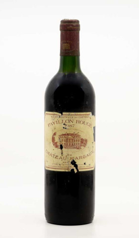 CHÂTEAU MARGAUX - Pavillon Rouge 1987 rouge, vin  de margaux
