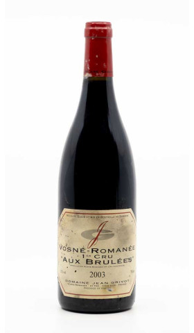 GRIVOT JEAN - Nuits Saint Georges 1er Cru Aux Brûlées 2003