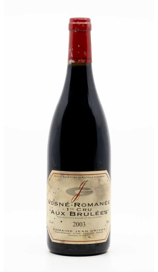 GRIVOT JEAN - Nuits Saint Georges 1er Cru Aux Brûlées 2003