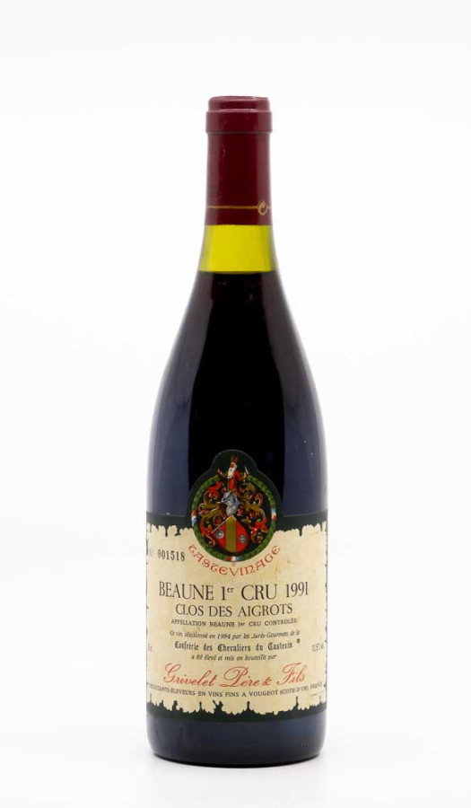 GRIVELET - TASTEVINAGE - Beaune 1er Cru Clos des Aigrots 1991
