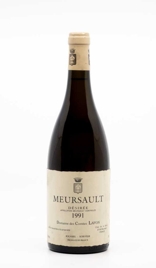 COMTES LAFON - Meursault Désiré 1991 white, wine village from meursault