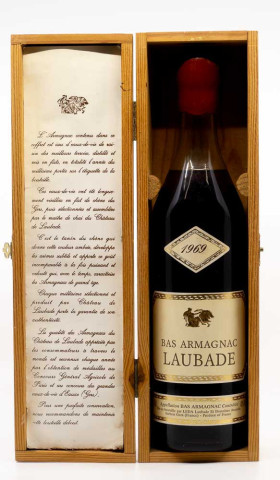 LAUBADE - Bas Armagnac 1969 , wine  from bas armagnac