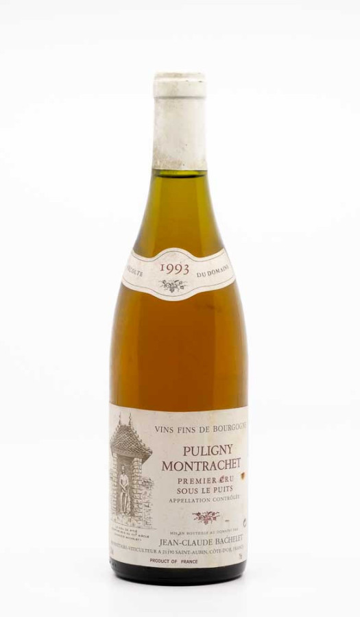 BACHELET JEAN CLAUDE - Puligny Montrachet 1er Cru Sous le Puit 1993 blanc, vin 1er cru de puligny montrachet 1er cru