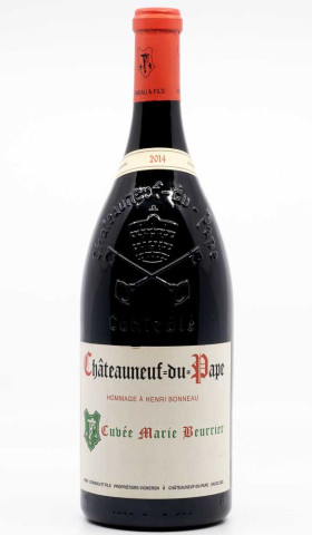 BONNEAU HENRI - Châteauneuf du Pape Cuvée Marie Beurrier 2014 Magnum rouge, vin  de châteauneuf du pape