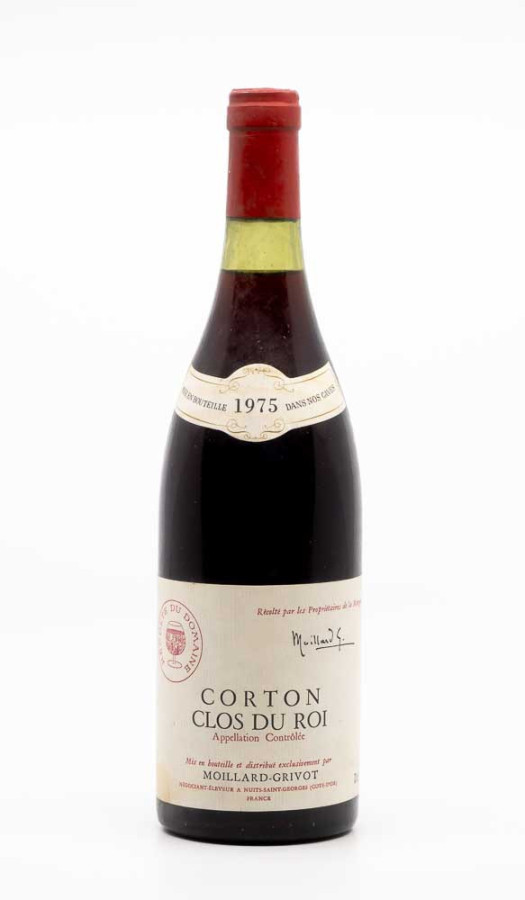 MOILLARD GRIVOT - Corton Clos du Roi Grand Cru 1975 rouge, vin grand cru de corton