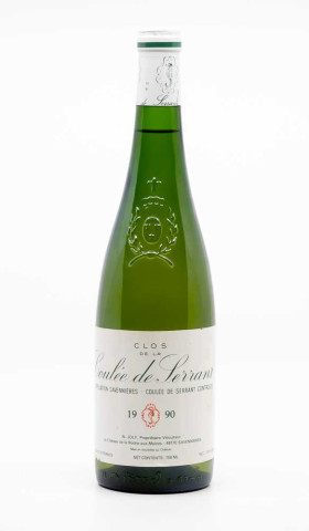 JOLY NICOLAS - Savennières Clos de la Coulée de Serrant 1990 white, wine village from savennières