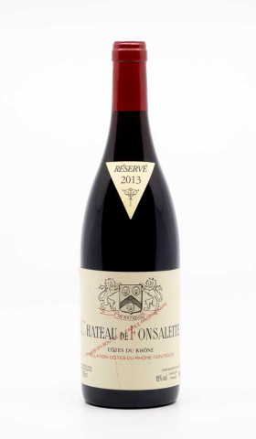 CHÂTEAU DE FONSALETTE - Côtes du Rhône 2013 red, wine  from côtes du rhône