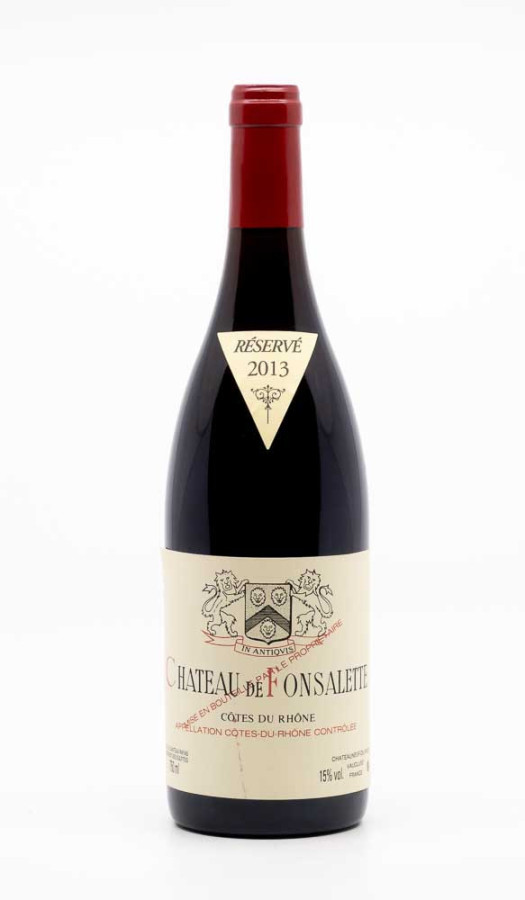 CHÂTEAU DE FONSALETTE - Côtes du Rhône 2013 red, wine  from côtes du rhône