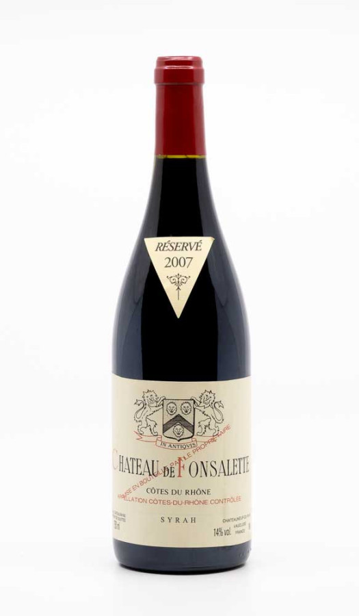 CHÂTEAU DE FONSALETTE - Côtes du Rhône Syrah 2007