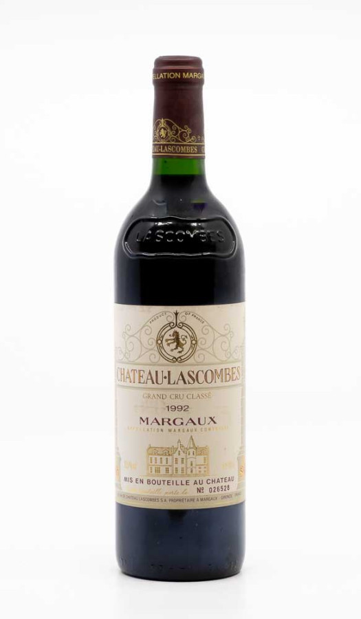 CHÂTEAU LASCOMBES - Margaux 1992 rouge, vin  de margaux