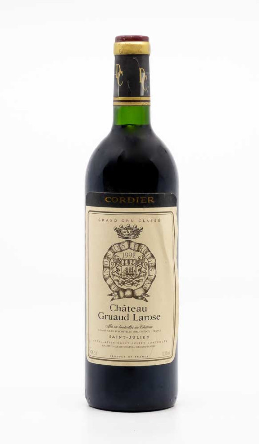 CHÂTEAU GRUAUD LAROSE - Saint Julien 1991 rouge, vin  de saint julien