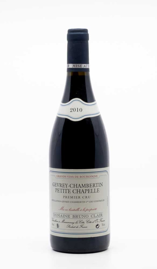 CLAIR BRUNO - Gevrey Chambertin 1er Cru Petite Chapelle 2010