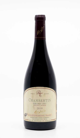 ROSSIGNOL TRAPET - Chambertin Grand Cru 2010 red, wine grand cru from chambertin