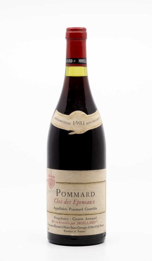 COMTE ARMAND - Pommard 1er Cru Clos des Epeneaux 1981 red, wine 1er cru from pommard 1er cru