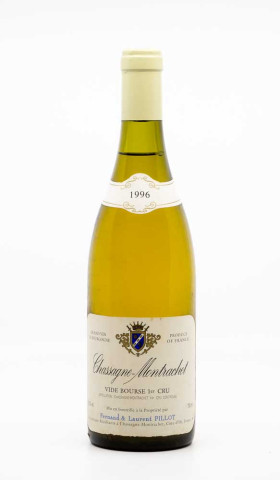 PILLOT F&L - Chassagne Montrachet 1er Cru Vide Bourse 1996