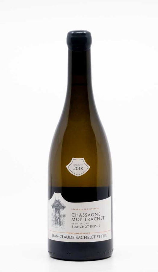 BACHELET JEAN CLAUDE - Chassagne Montrachet 1er Cru Blanchot Dessus 2018