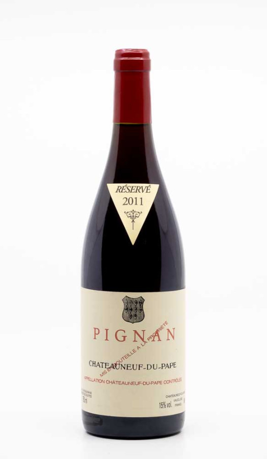 PIGNAN - Châteauneuf du Pape 2011 rouge, vin  de châteauneuf du pape