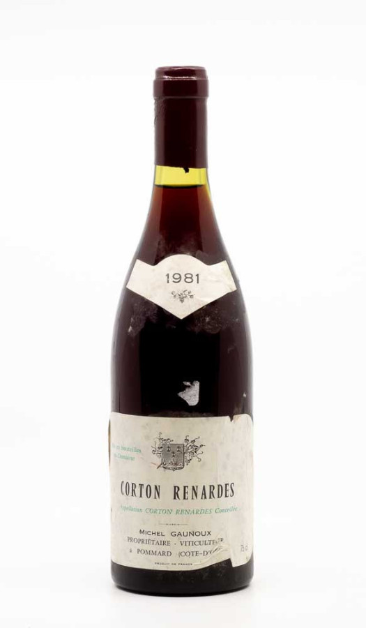 GAUNOUX MICHEL - Corton Grand Cru Renardes 1981 red, wine grand cru from corton