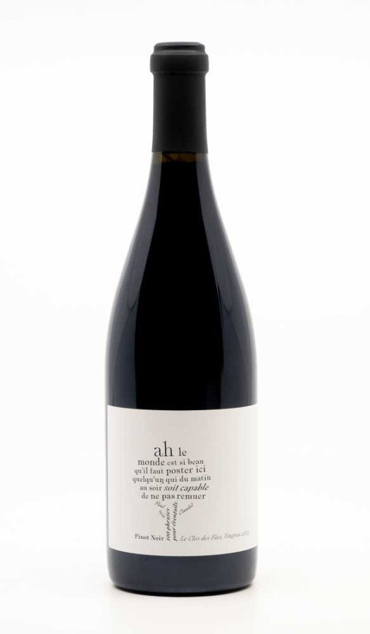 CLOS DES FEES - BIZEUL & BIZOT - Pinot Noir 100 Phrases pour Eventail 2023
