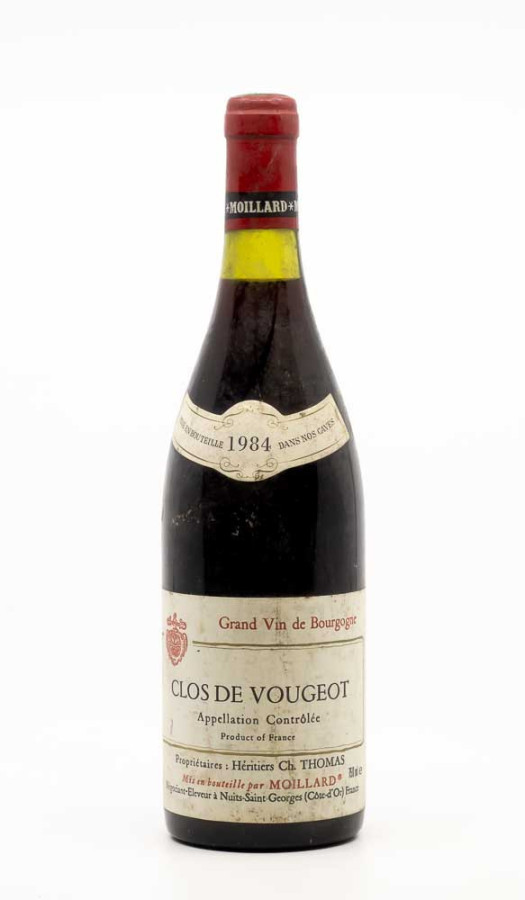 MOILLARD - Clos Vougeot Grand Cru 1984 red, wine grand cru from clos vougeot
