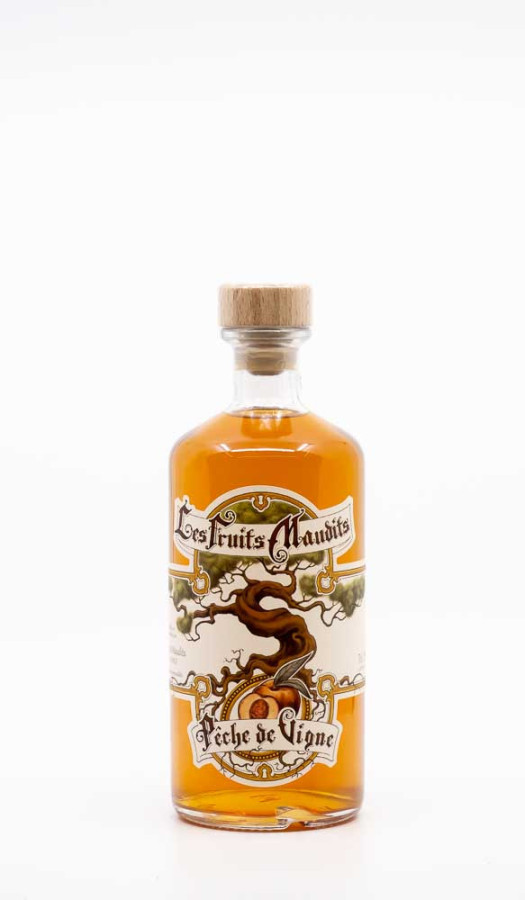 LES FRUITS MAUDITS - Liqueur de Pêche de Vigne