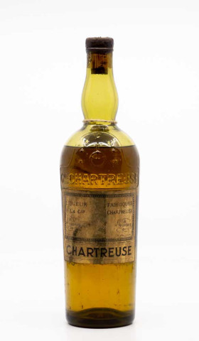 PERES CHARTREUX - Chartreuse Voiron Jaune 1951-1956