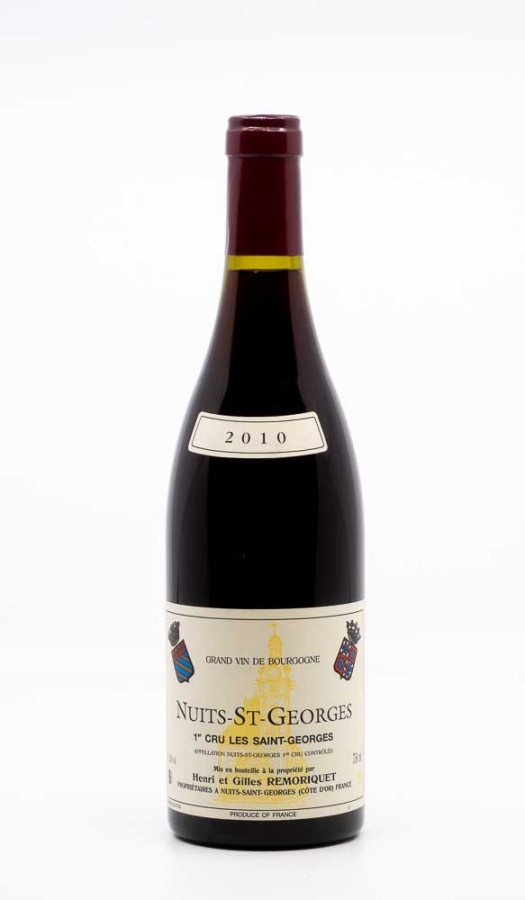 REMORIQUET - Nuits Saint Georges 1er Cru Les Saint Georges 2010