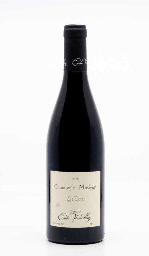 TREMBLAY CECILE - Chambolle Musigny Les Cabottes 2018 rouge, vin village de chambolle musigny