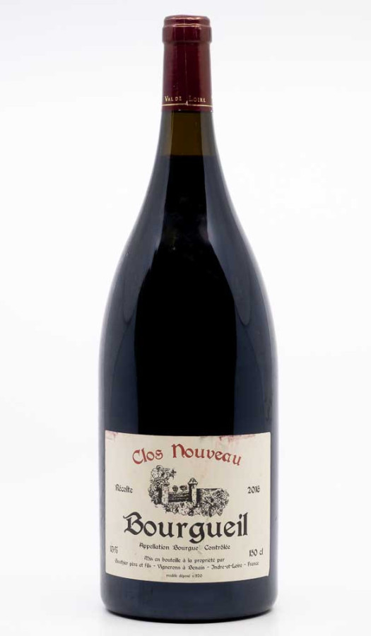 DOMAINE DU BEL AIR - Bourgueil Clos Nouveau 2016 Magnum red, wine  from bourgueil