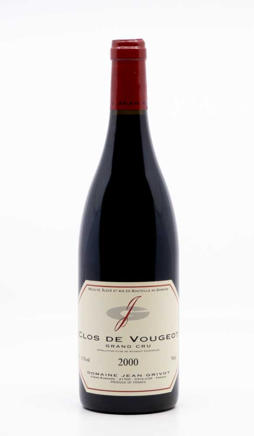 GRIVOT JEAN - Clos Vougeot Grand Cru 2000 red, wine grand cru from clos vougeot