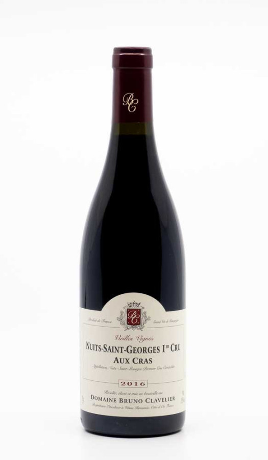 CLAVELIER BRUNO - Nuits Saint Georges 1er Cru Aux Cras 2016
