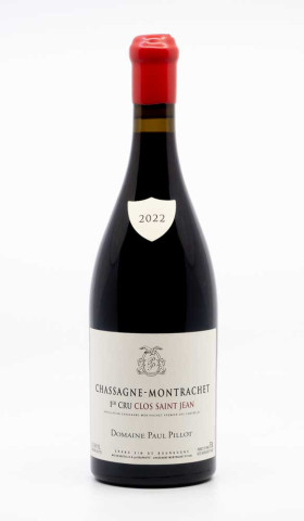 PILLOT PAUL - Chassagne Montrachet 1er Clos Saint Jean Rouge 2022 rouge, vin 1er cru de chassagne montrachet 1er cru