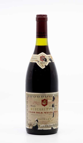 FAIVELEY - Mercurey 1er Cru Clos des Myglands 1991