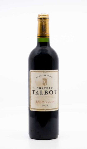 CHÂTEAU TALBOT - Saint Julien 2008 rouge, vin  de saint julien
