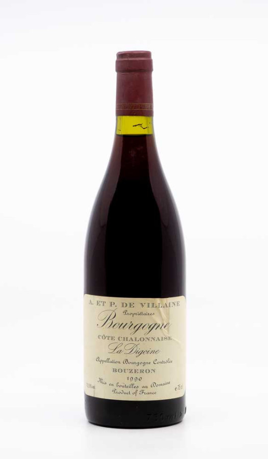 DE VILLAINE - Bourgogne La Digoine 1990 rouge, vin régional de bourgogne pinot noir