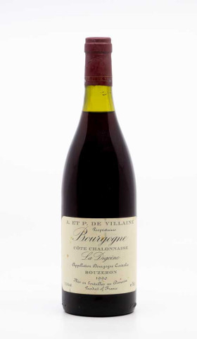 DE VILLAINE - Bourgogne La Digoine 1990 rouge, vin régional de bourgogne pinot noir