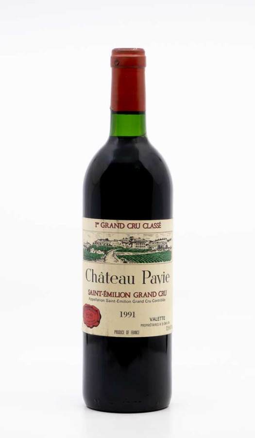 CHÂTEAU PAVIE - Saint Emilion Grand Cru 1991 red, wine  from saint emilion